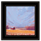 Slate Winter Sky 1 Black Framed Print Wall Art