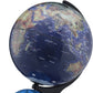 18" Blue Black And Navy Polyresin Dual Globe