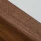 Modern White and Walnut Square Coffee Table with Storage