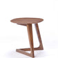 Mod Walnut Wood Asymmetric End Table