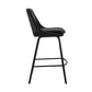 30" Iron Swivel Low Back Bar Height Bar Chair