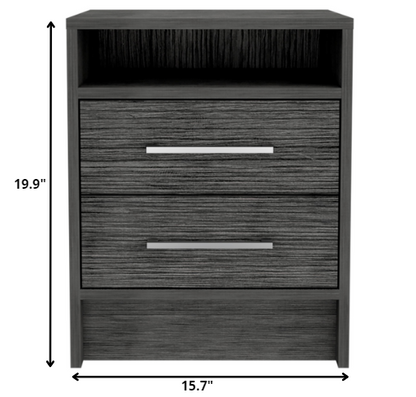 Sophisticated and Stylish Smokey Oak Nightstand