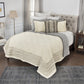 Natural King 100% Cotton 300 Thread Count Machine Washable Down Alternative Comforter