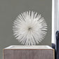 10" White Metal Spiky Sphere