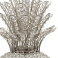 23" Glam Bling Faux Crystal and Silver Pineapple