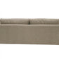 84" Beige Sofa With Black Legs