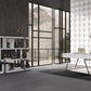 63" White Modern High Gloss Rectangular Writing Desk