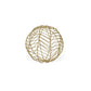 7" Gold Metal Decorative Orb