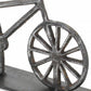 8" Black Metal Bicycle Hand Painted Sculpture