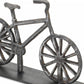 8" Black Metal Bicycle Hand Painted Sculpture