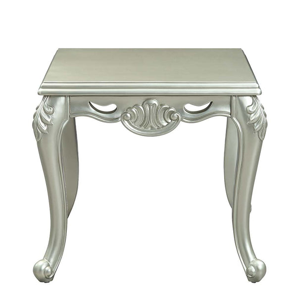 24 Champagne Manufactured Wood Square End Table