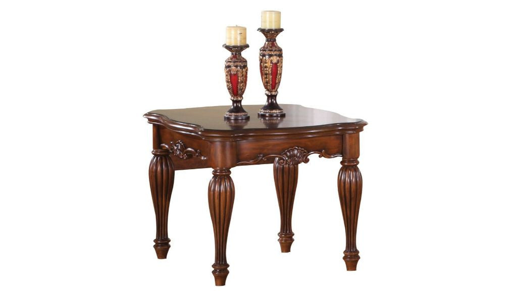 24" Cherry Manufactured Wood Rectangular End Table