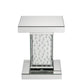 20" Mirrored Mirrored Square Mirrored End Table