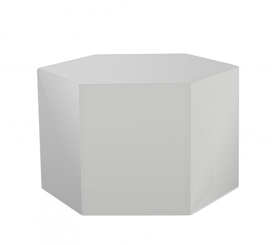 9" Light Gray End Table