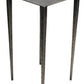 24" Nickel Iron Square End Table