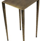 24" Brass Iron Square End Table