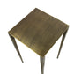 24" Brass Iron Square End Table