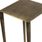 24" Brass Iron Square End Table