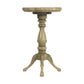 20" Beige Manufactured Wood Round End Table