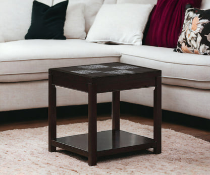 24" Espresso Rectangular Coffee Table