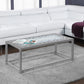 42" Grey Rectangular Coffee Table