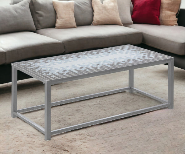 42 Grey Rectangular Coffee Table