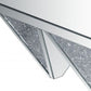 37" Silver Glass Square Mirrored Coffee Table