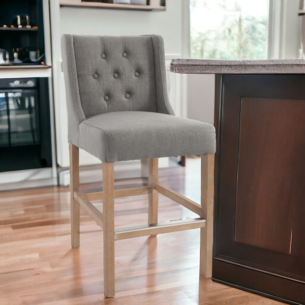  Solid Wood Counter Height Bar Chair