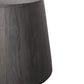 18" Ebony Solid Wood Round End Table