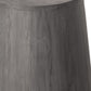 18" Ebony Solid Wood Round End Table