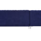 Blue Velvet L Shaped Seating Component