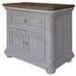 27" Gray One Drawer Nightstand