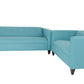 Two Piece Teal Blue Polyester Blend Seating Set