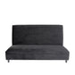 72" Black And Silver Velvet Loveseat