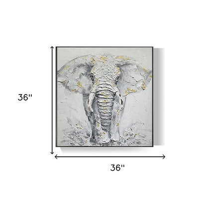 Black and White Fabric Elephant Airplane Wall Decor