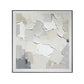 Black and White Fabric Airplane Wall Decor