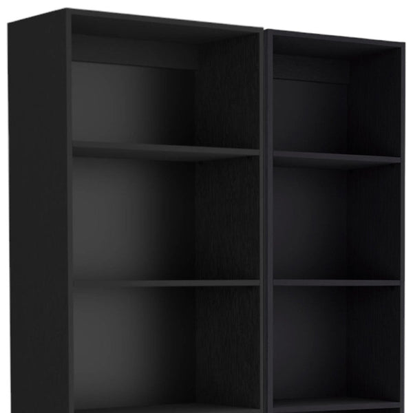 71 Black Five Tier Bookcase