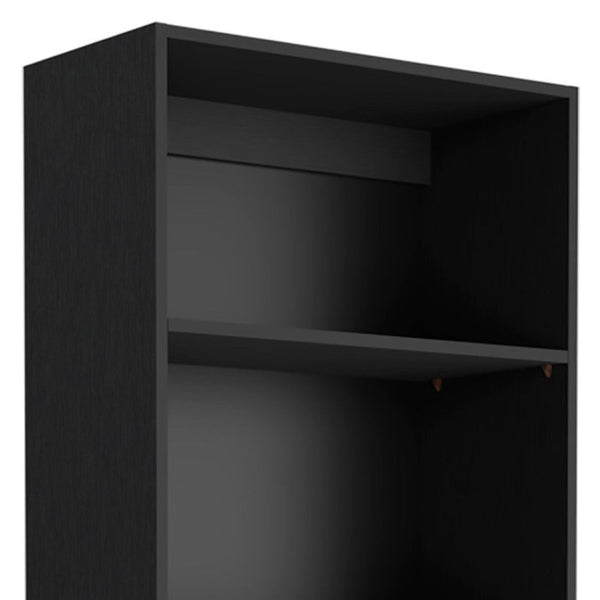 71 Black Five Tier Bookcase