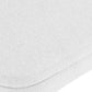 44" White and Brown Linen Upholstered Storage Bench with Flip Top