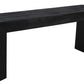 72" Charcoal Solid Wood Distressed Frame Console Table